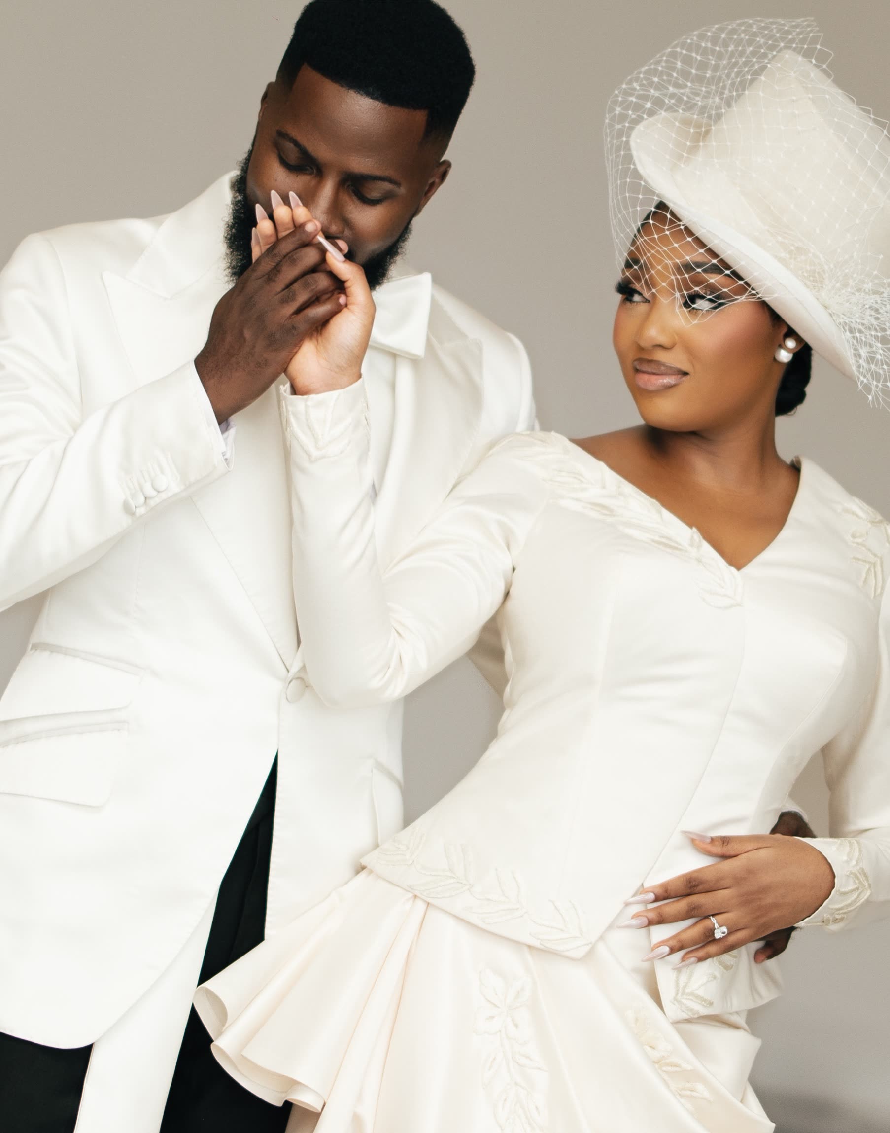 Nkiruka Festus and Akin Faminu photographed together